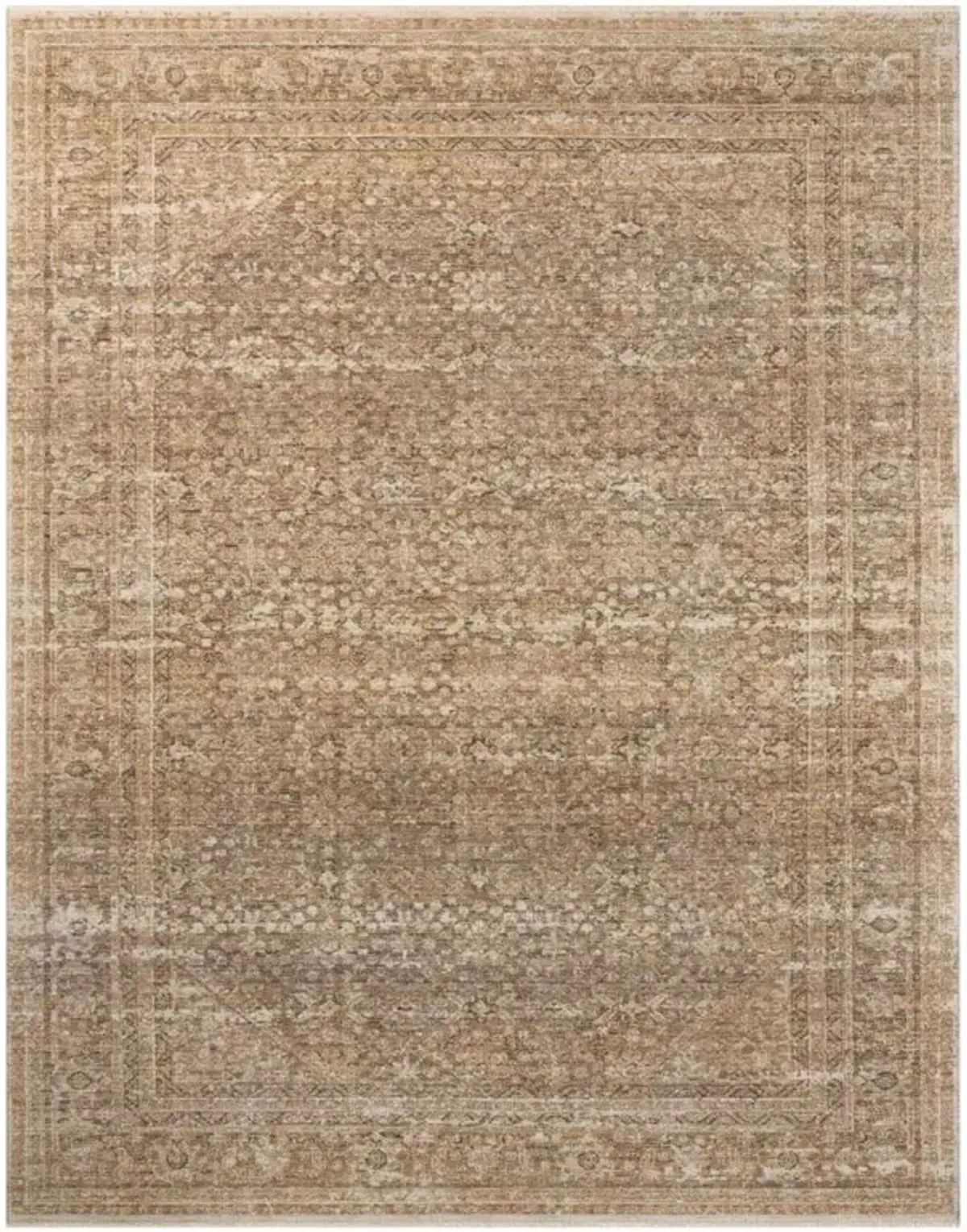 Hestia Global Bazaar Natural Vintage Patterned Rug - 15'x15'