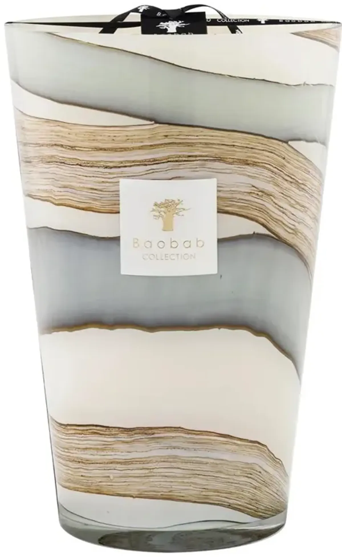 Baobab Collection Sand Sonora Celadon Green Glass Scented Candle - Extra Large