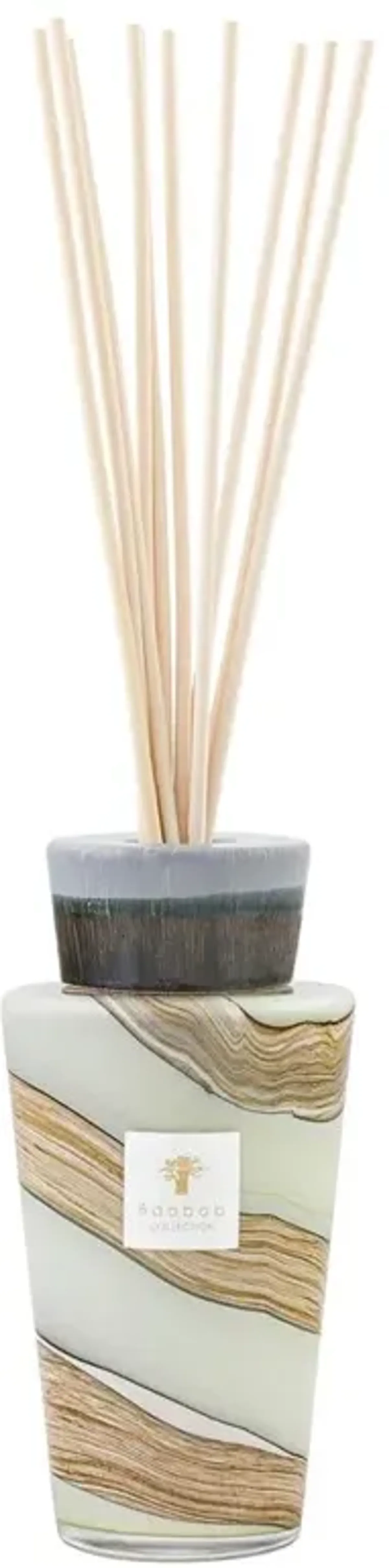 Baobab Collection Sand Sonora Celadon Green Glass Totem Diffuser - Medium