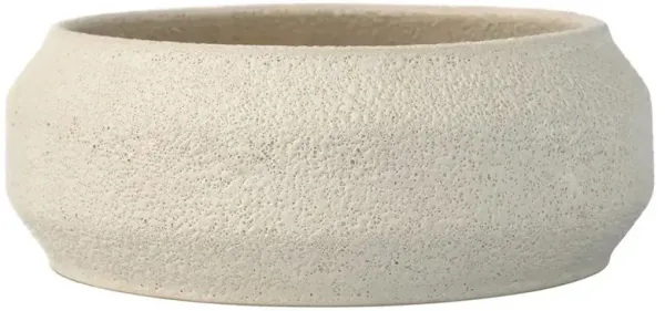 Tenna Coastal Beach Porous White Earthenware Decorative Bowl