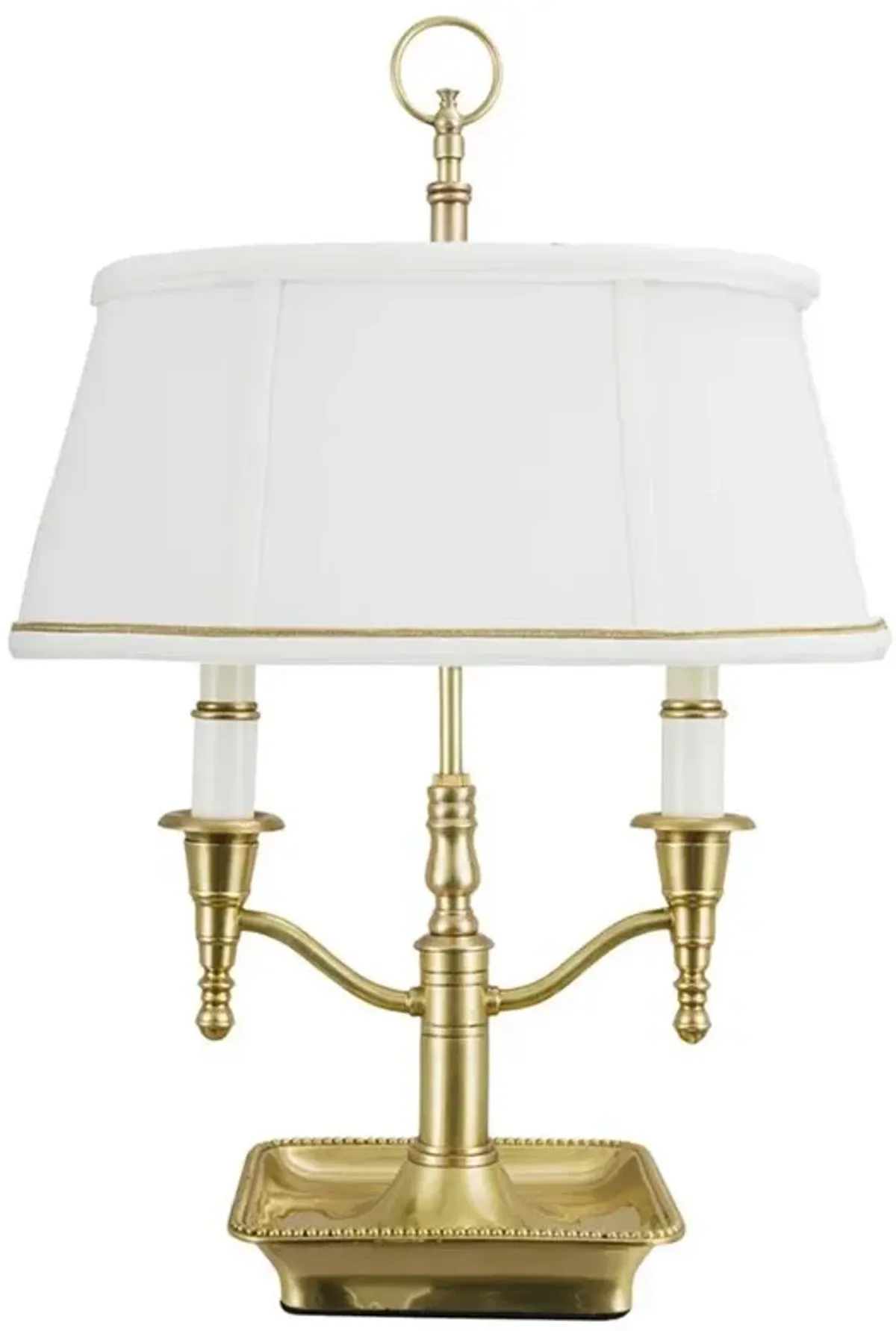 Annalisa Traditional Antique Gold Brass Tray Base Table Lamp