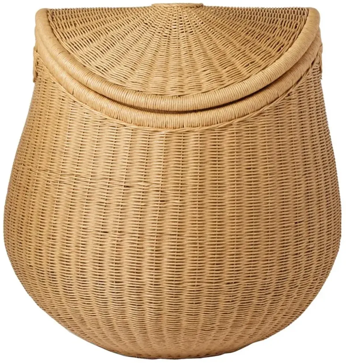 Pigeon and Poodle Kigali Coastal Beach Natural Woven Rattan Hamper