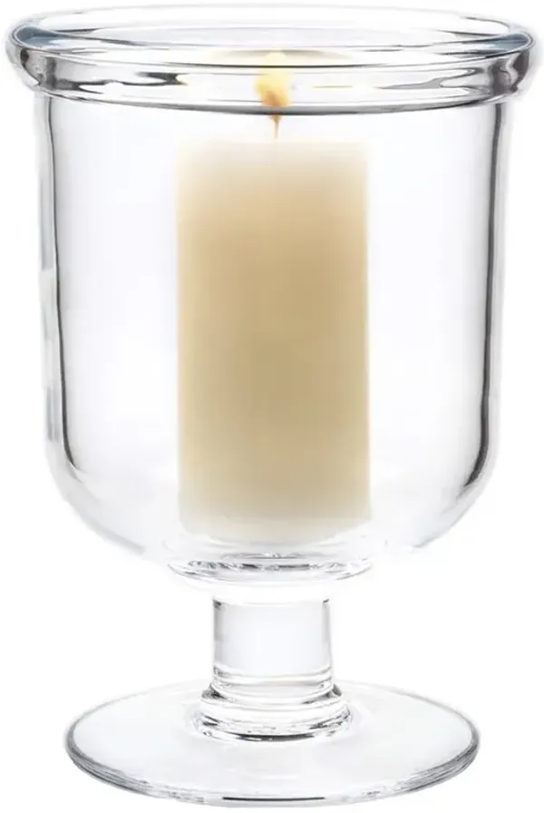 Simon Pearce Essex Modern Classic Glass Hurricane Candleholder - Large
