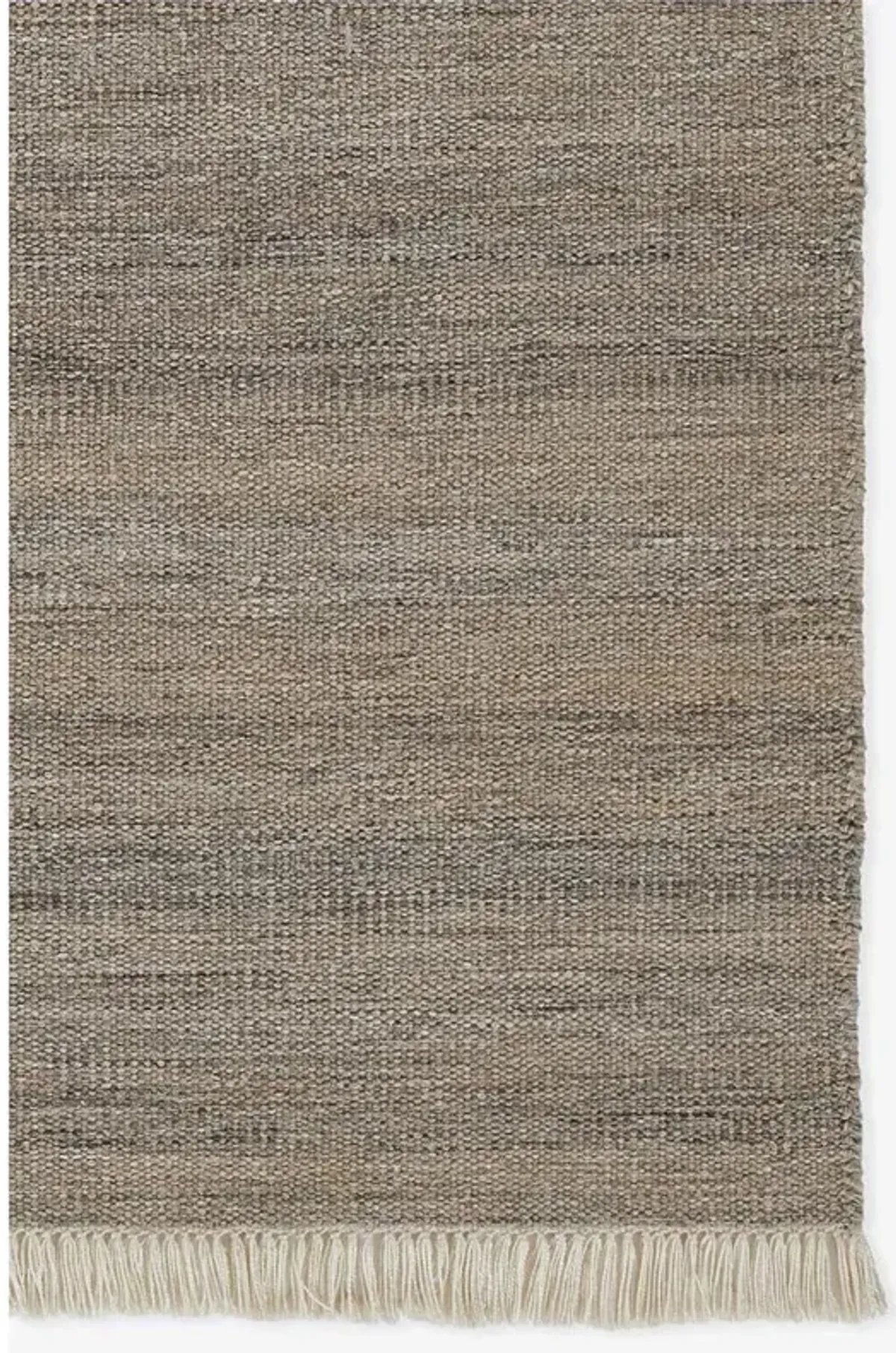 Natalia Modern Grey Striated Indoor Outdoor Runner Rug - 2'3"x8'