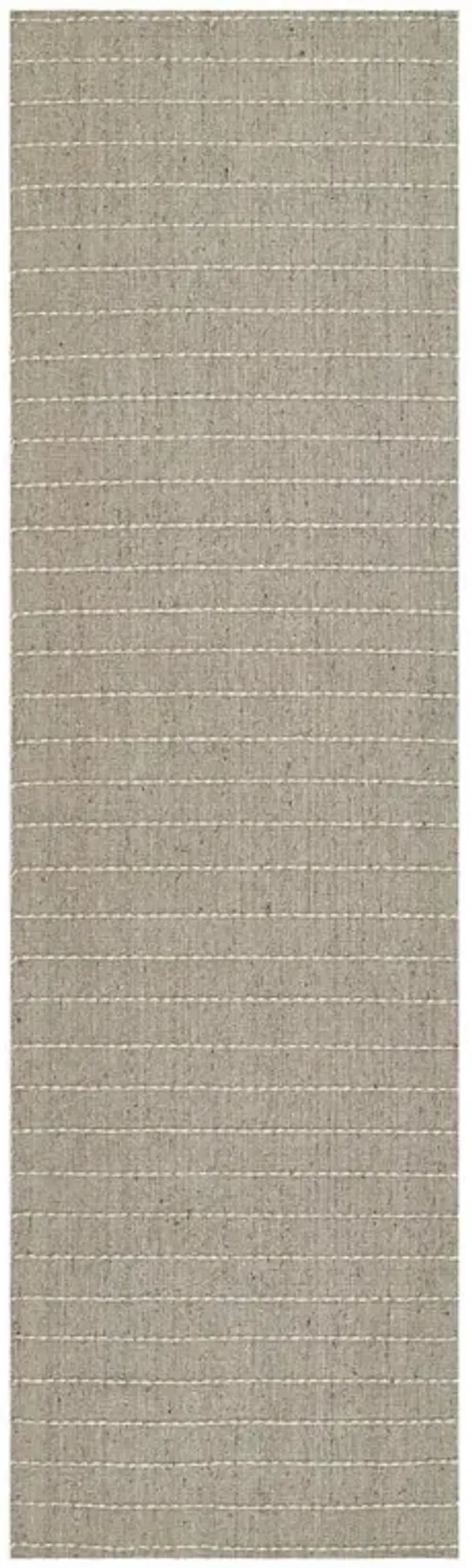 Finley Modern Natural Wool Stripe Patterned Runner Rug - 2'3"x8'