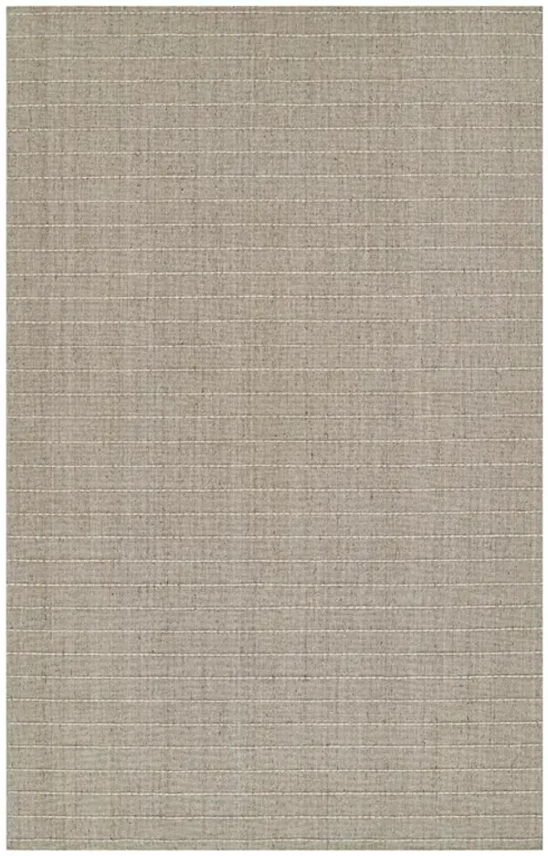 Finley Modern Classic Natural Wool Stripe Patterned Rug - 3'6"x5'6"