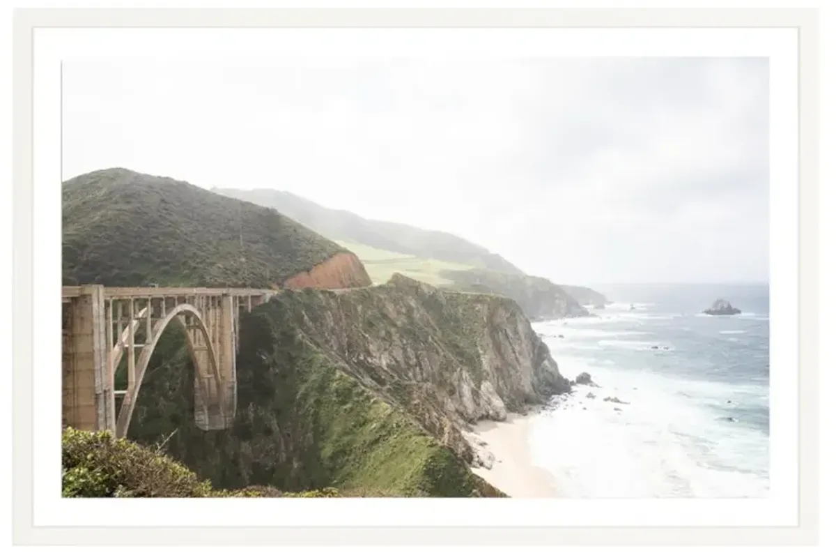 Bixby Bridge Photograph by Amanda Anderson - 16x24