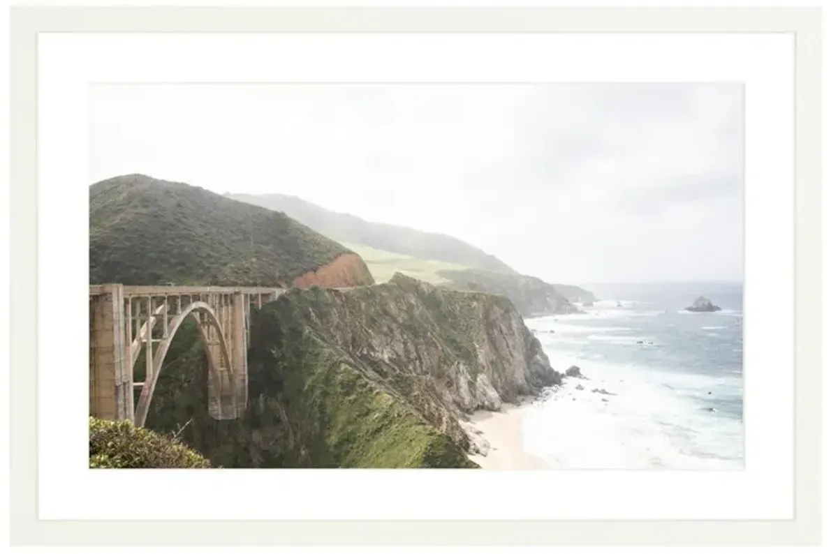 Bixby Bridge Photograph by Amanda Anderson - 16x24