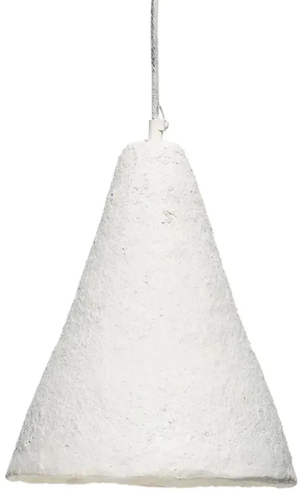 Torrence Global Bazaar Off White Paper Mache Single Pendant