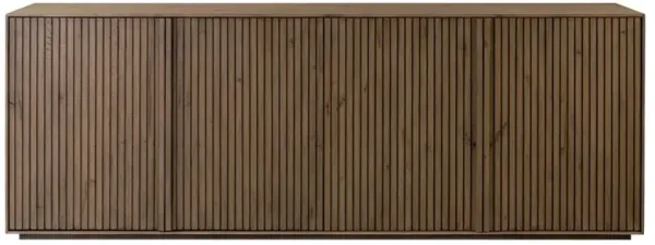 Lana Rustic Lodge Grey Oak Wood Sideboard