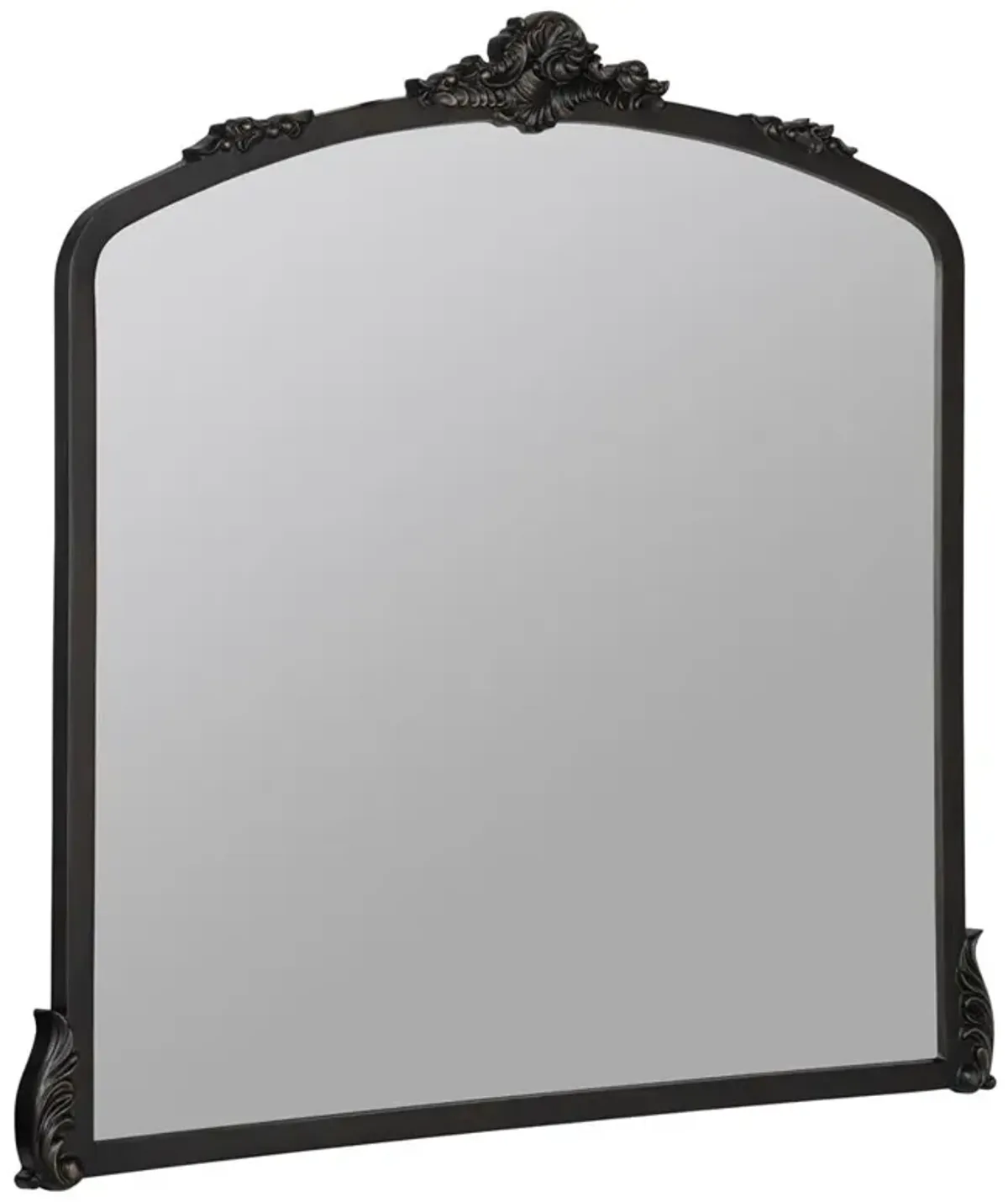 Ambrose French Country Oil Rubbed Bronze Metal Ornate Wall Mirror