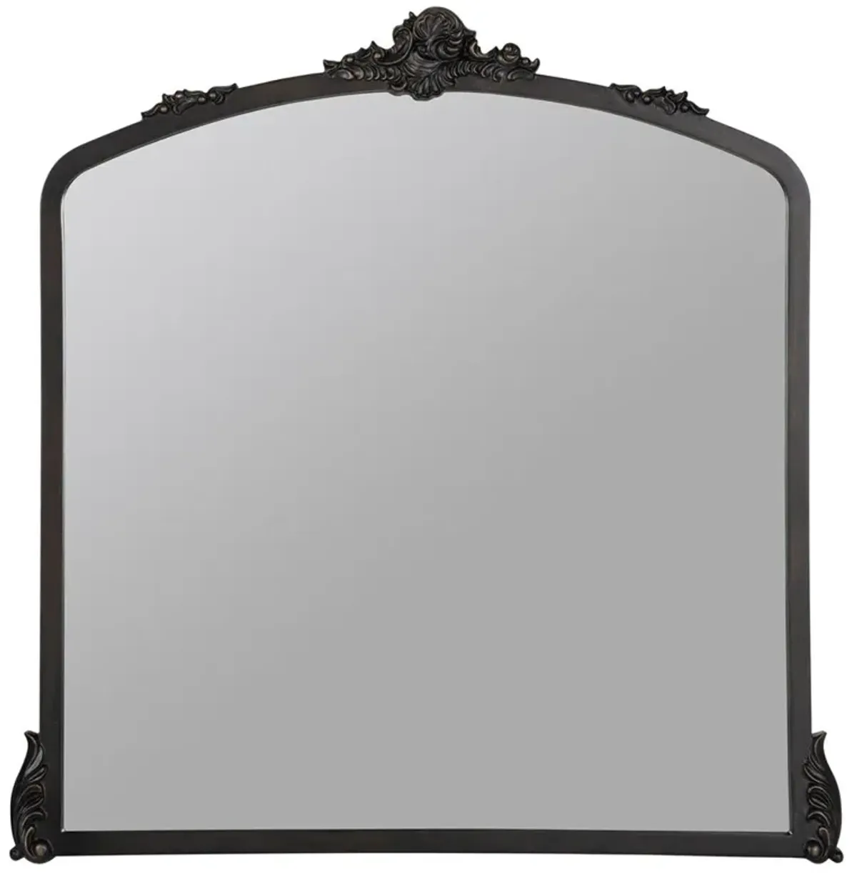 Ambrose French Country Oil Rubbed Bronze Metal Ornate Wall Mirror
