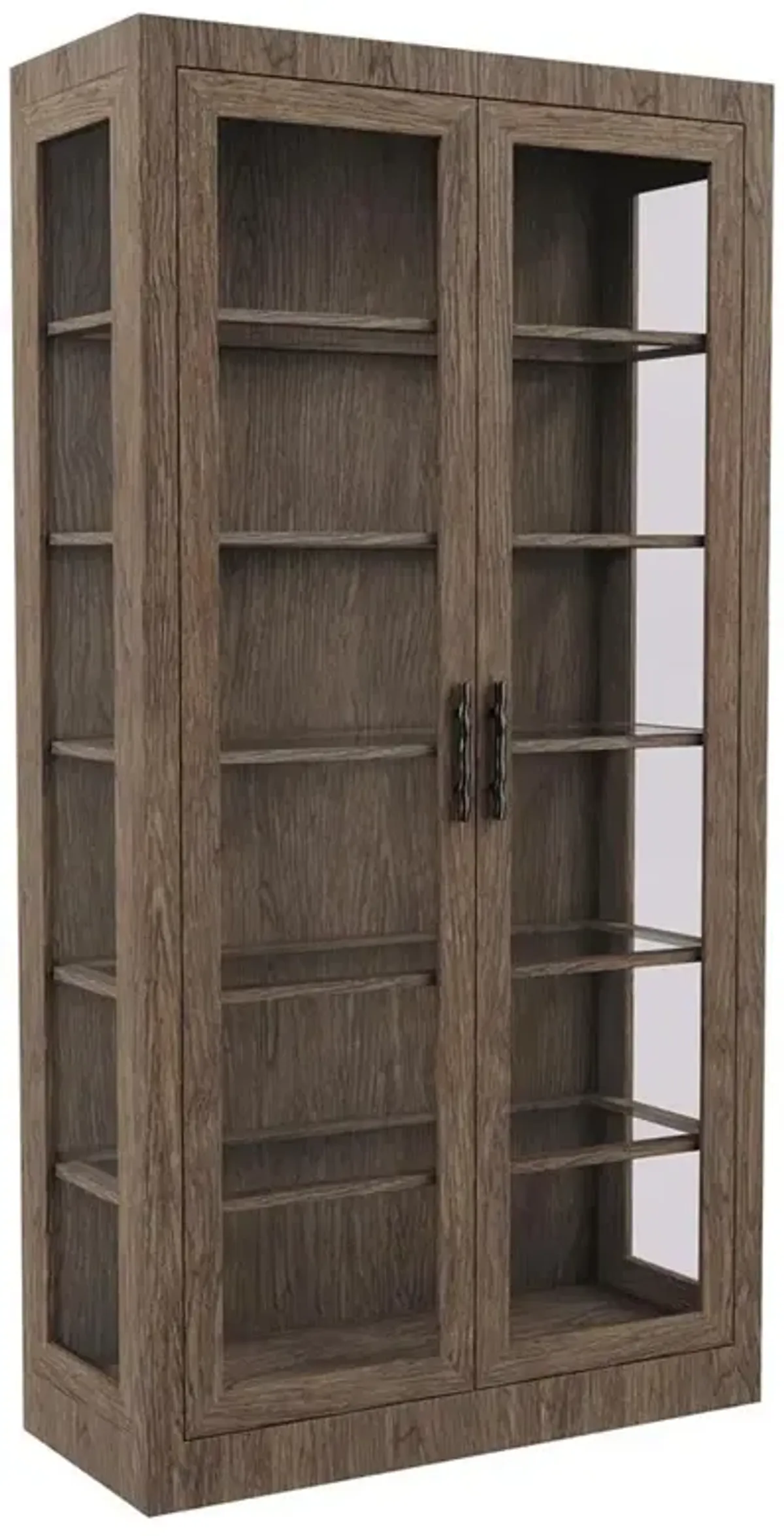 Ingrid Modern Classic Brown Wood Display Case