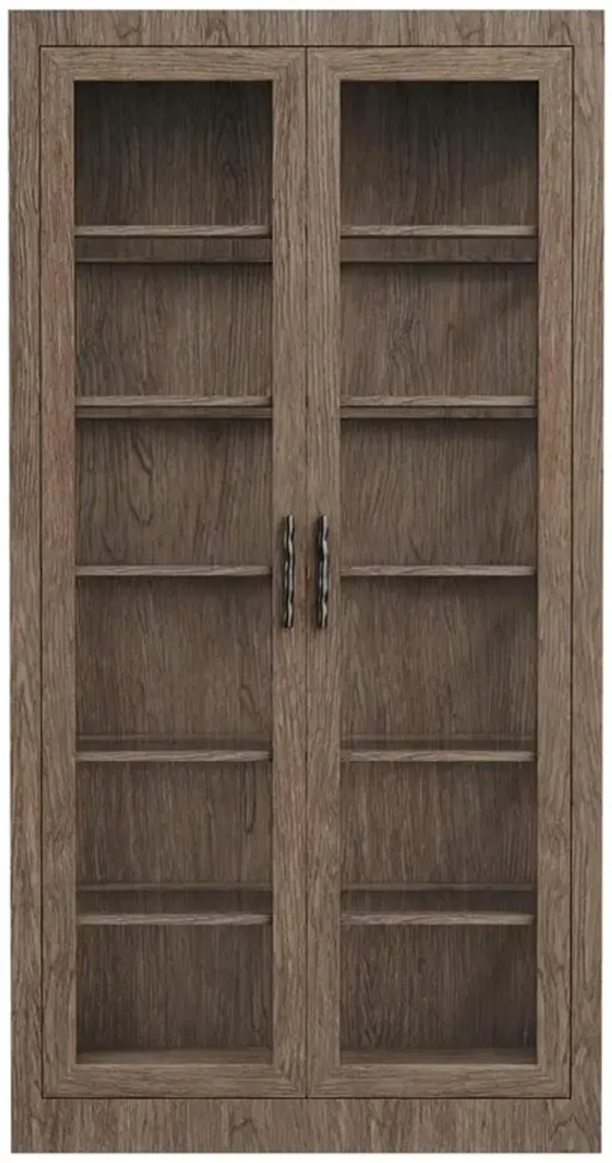 Ingrid Modern Classic Brown Wood Display Case