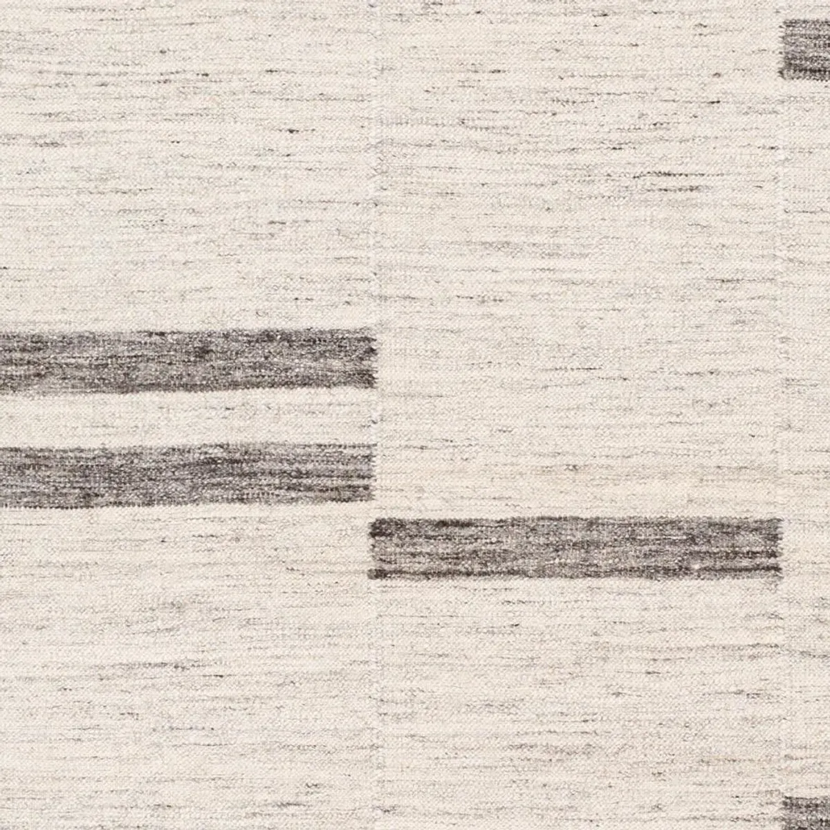 Talitha Mid Century Modern Beige Striated Patterned Rug - 2'x3'