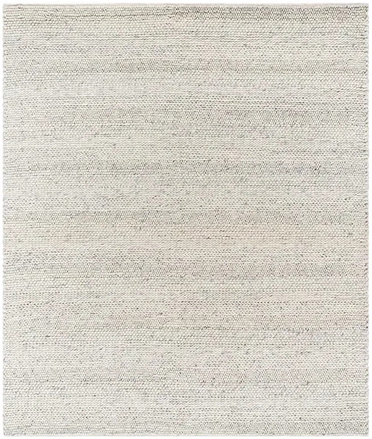 Jay Modern Classic Grey Wool Handwoven Solid Rug - 12'x15'