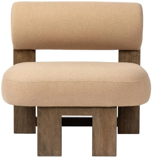 Carlo Modern Classic Brown Performance Occasional Chair