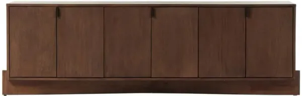 Mildred Rustic Lodge Brown Wood Media Console