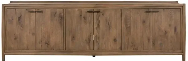 Genesis Rustic Lodge Brown Oak Wood Sideboard