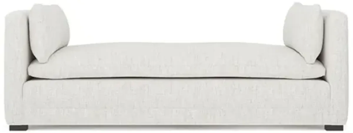 Olivia Heathered Ivory Performance Daybed