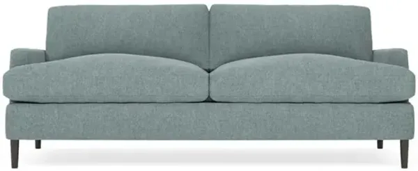 Claudie Heathered Teal Sofa - 86"