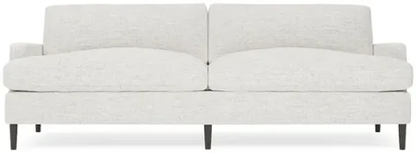 Claudie Heathered Ivory Performance Sofa - 96"