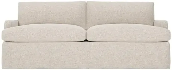 Claudie Straw Performance Slipcovered Sofa - 86"