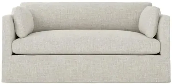 Madeline Fog Slipcovered Loveseat - 71"