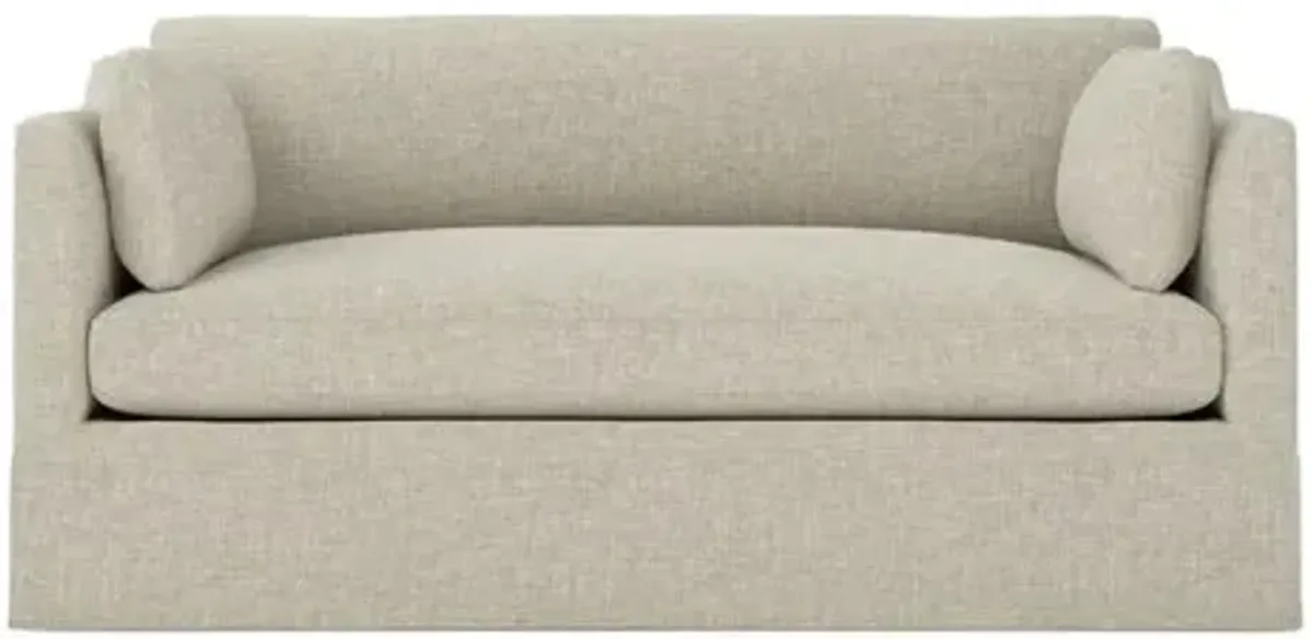 Madeline Baby Fawn Performance Slipcovered Loveseat - 71"