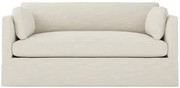 Madeline Sand Dollar Performance Slipcovered Loveseat - 71"