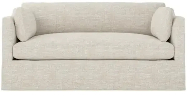 Madeline Dune Performance Slipcovered Loveseat - 71"