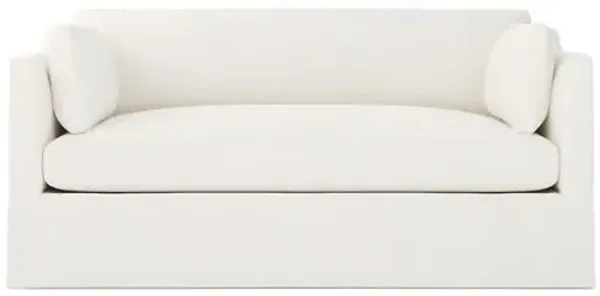 Madeline Canvas Performance Slipcovered Loveseat - 71"