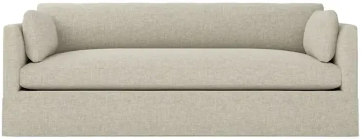 Madeline Baby Fawn Performance Slipcovered Sofa - 90"