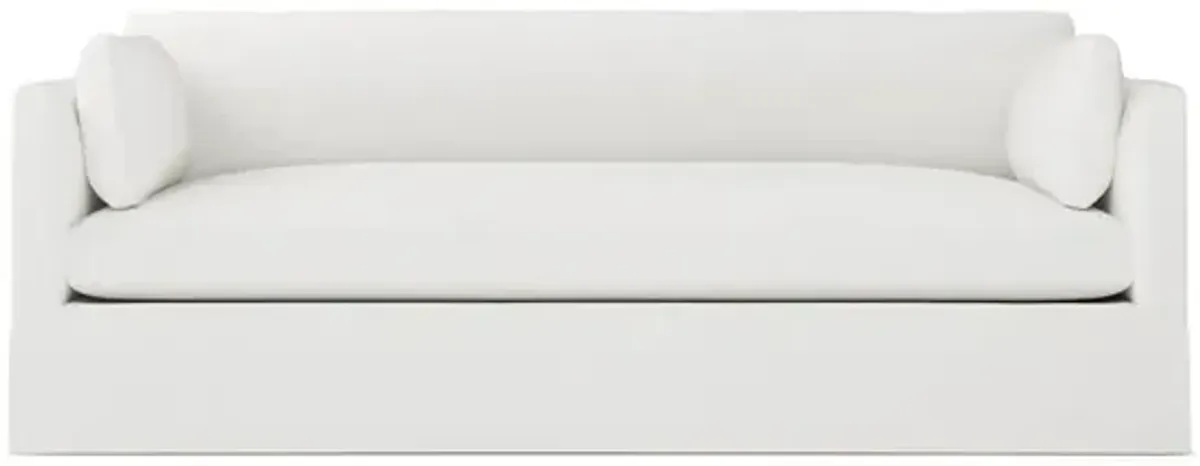 Madeline Snow Performance Slipcovered Sofa - 90"