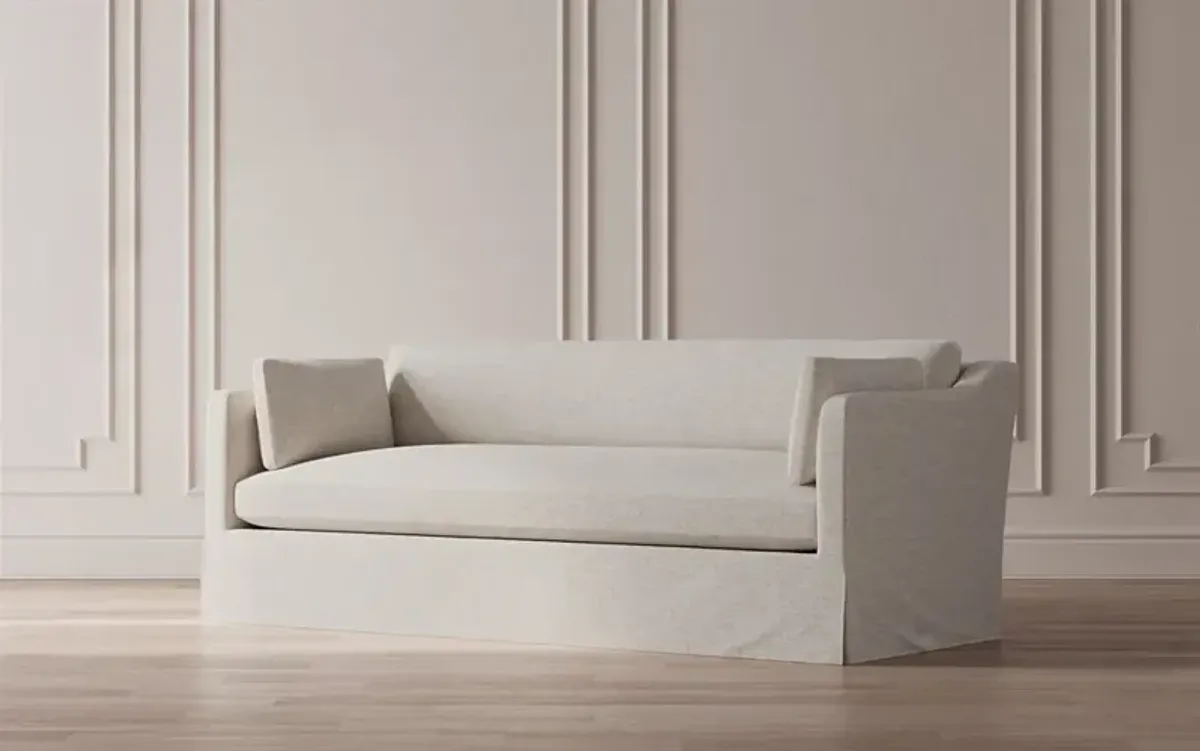 Madeline Dune Performance Slipcovered Sofa - 90"