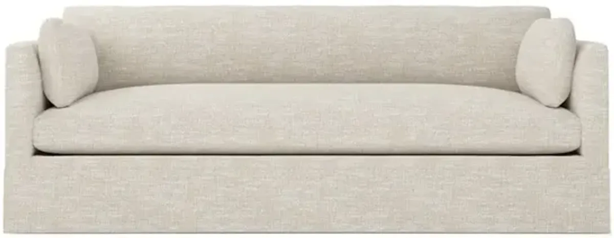 Madeline Dune Performance Slipcovered Sofa - 90"