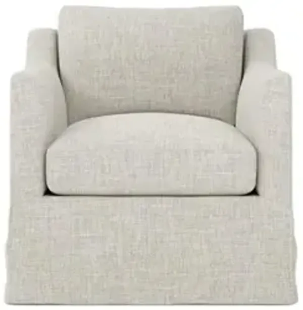 Madeline Fog Slipcovered Chair