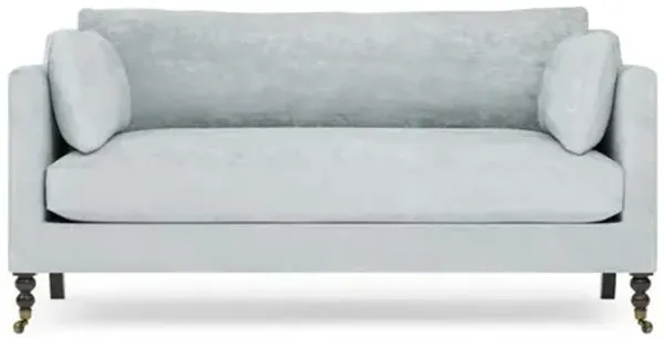 Madeline Pale Blue Loveseat - 71"