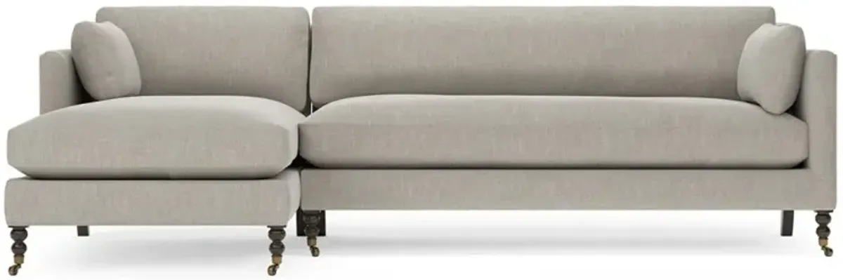 Madeline Dove Performance Chaise Sectional - Left Chaise - 113"