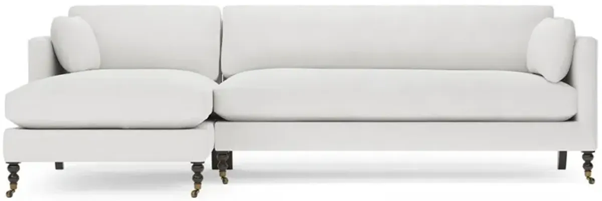 Madeline Sugar Performance Chaise Sectional - Left Chaise - 113"