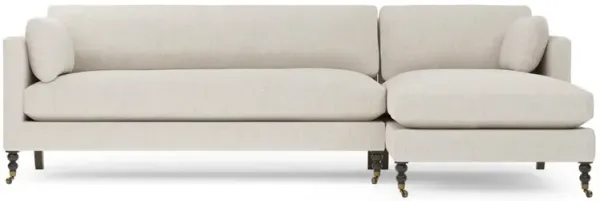 Madeline Sea Salt Performance Chaise Sectional - Right Chaise - 113"