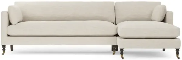Madeline Sand Dollar Performance Chaise Sectional - Right Chaise - 113"