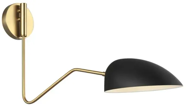 Visual Comfort Studio Jane Modern Classic Midnight Black Task Sconce