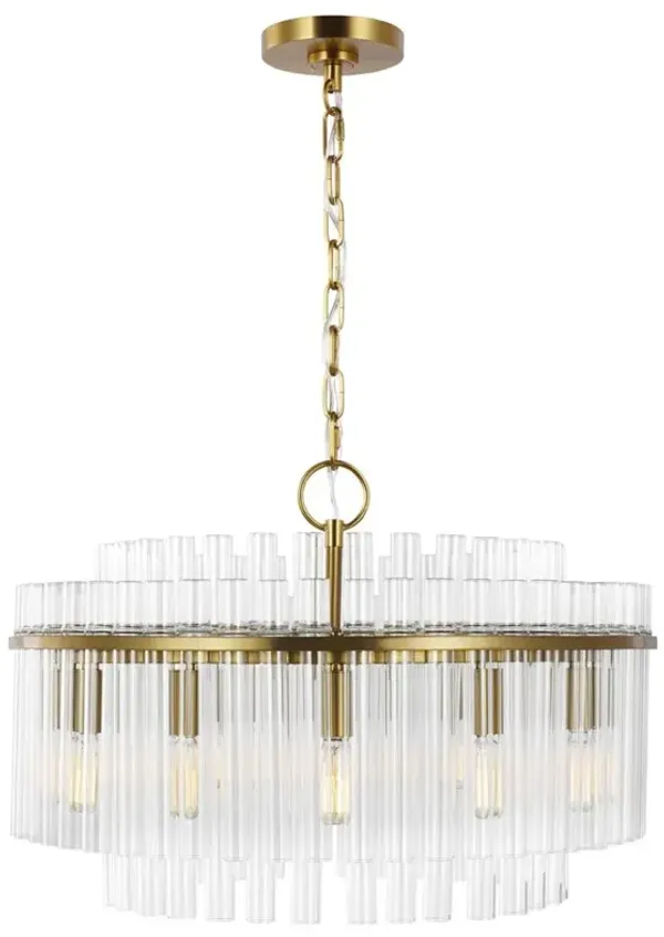 Visual Comfort Studio Beckett Regency Burnished Brass Chandelier - Medium