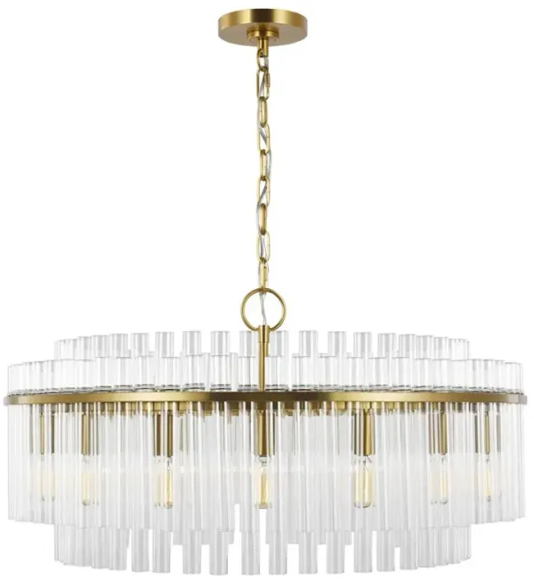 Visual Comfort Studio Beckett Regency Burnished Brass Chandelier - Large