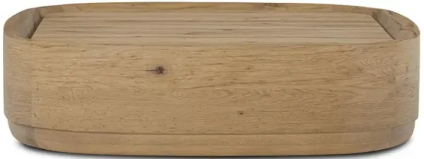 Levy Rustic Lodge Natural Brown Oak Wood Square Coffee Table