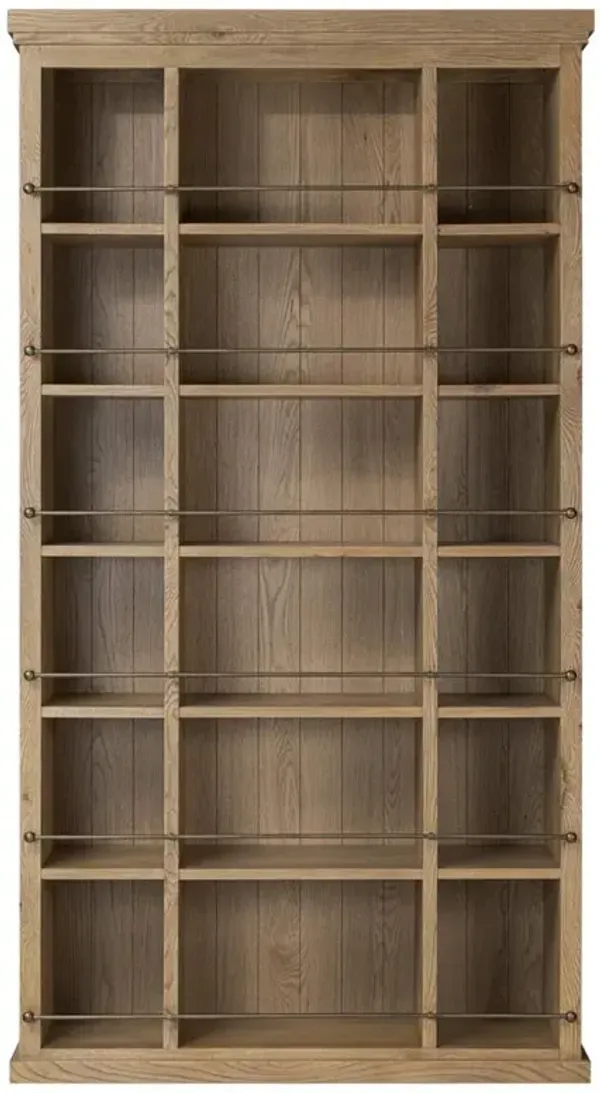 Alistair Worn Oak Bookcase