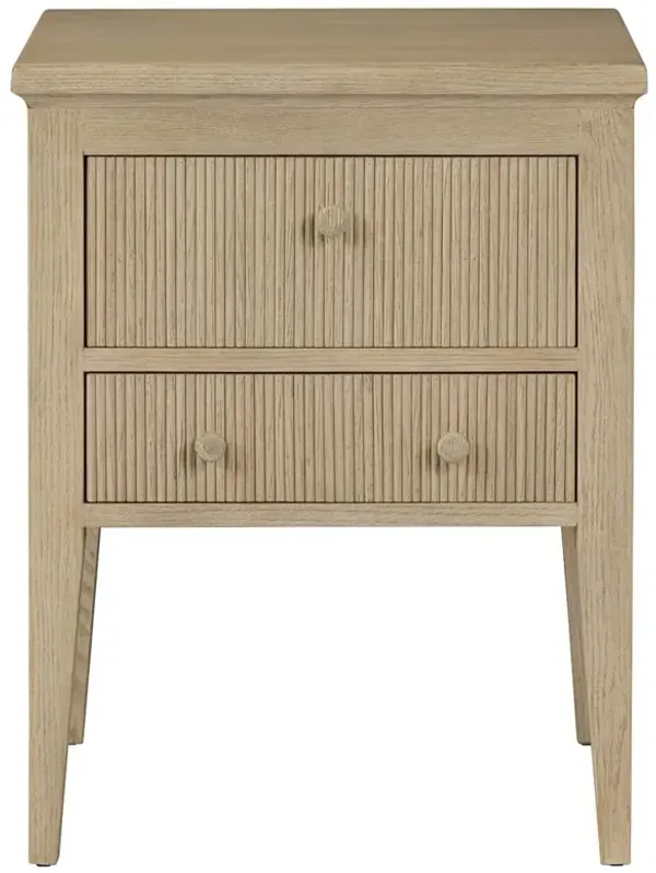 Bush Light Weathered Oak Nightstand