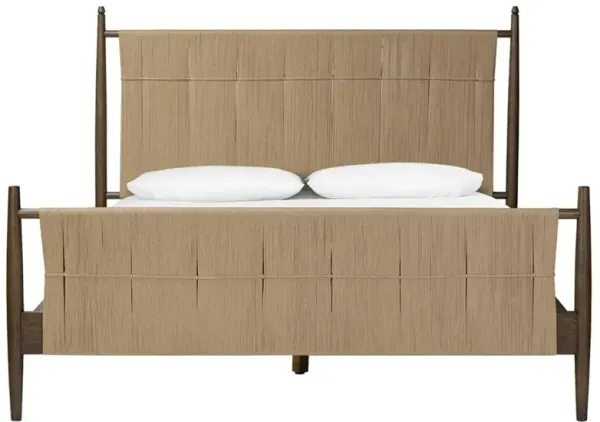 Richard Natural Rush Almond Bed - King