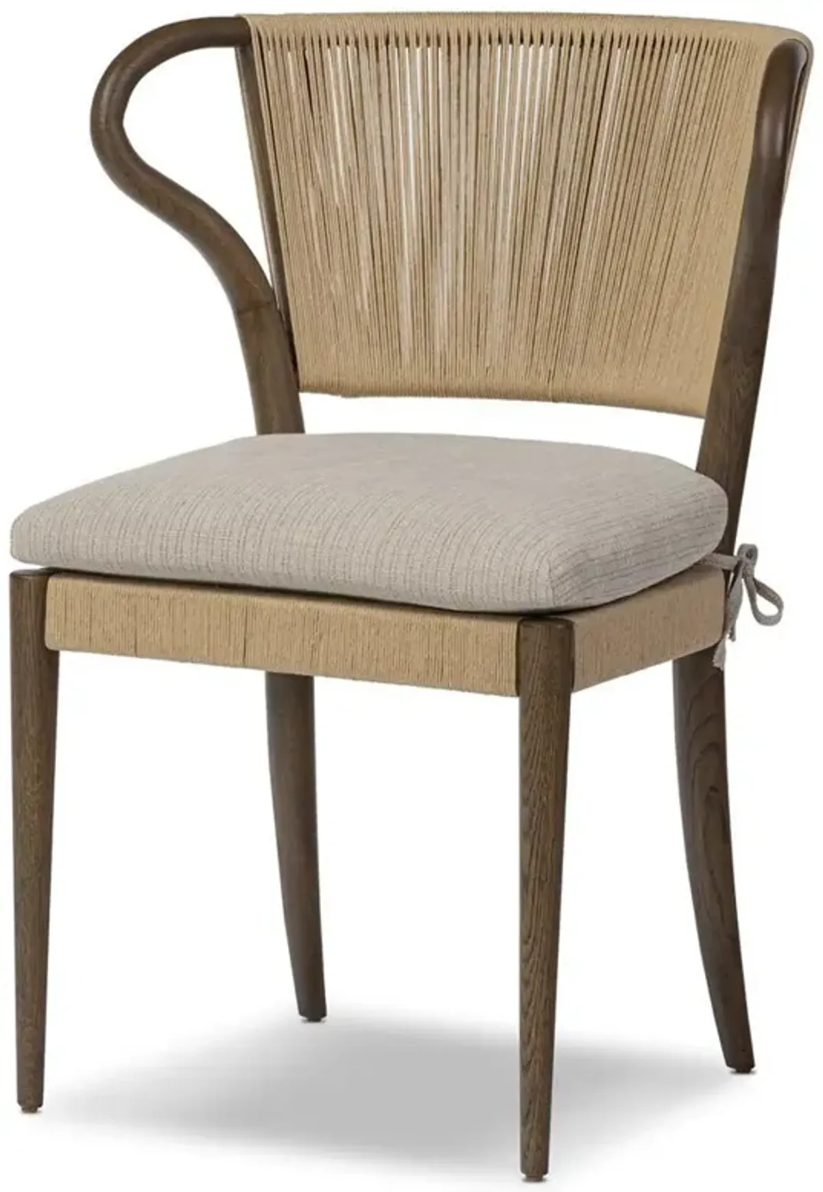 Amira Laine Natural Armless Dining Chair